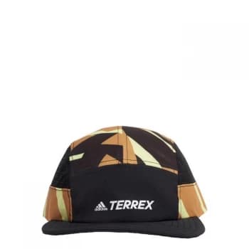 adidas Terrex Primegreen AEROREADY Graphic Five-Panel Cap - Mesa / Black / Pulse Yellow