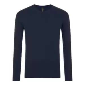 SOLS Mens Glory V Neck Sweater (3XL) (French Navy)
