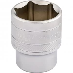 Draper 1/2" Drive Satin Finish Hexagon Socket Metric 1/2" 27mm