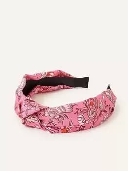 Accessorize Floral Paisley Knot Headband, Multi, Women