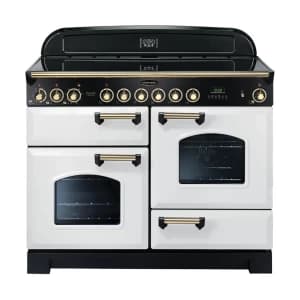 Rangemaster 114160 CDL110ECWH-B Classic Deluxe 110cm Ceramic Range Cooker Royal Pearl