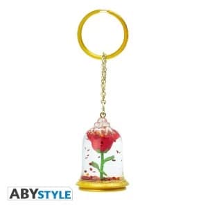 Disney - The Beauty & The Beast/Rose 3D Keychain