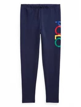 Ralph Lauren Girls Polo Leggings - Navy, Size Age: 4 Years, Women