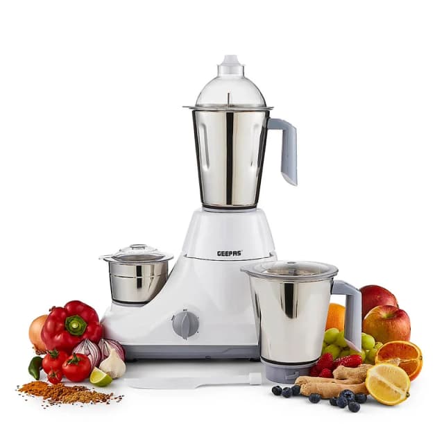 Geepas GSB5081 3 In 1 750W Wet Dry Mixer Grinder Blender