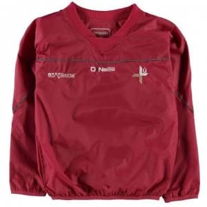 ONeills Louth GAA Triton Windcheater Junior Boys - Red/Silver