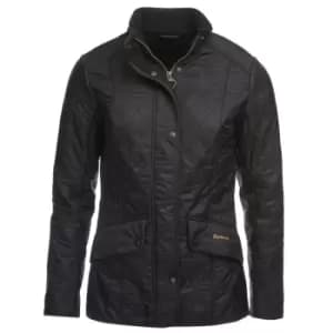 Barbour Womens Cavalry Polarquilt Jacket Black 18