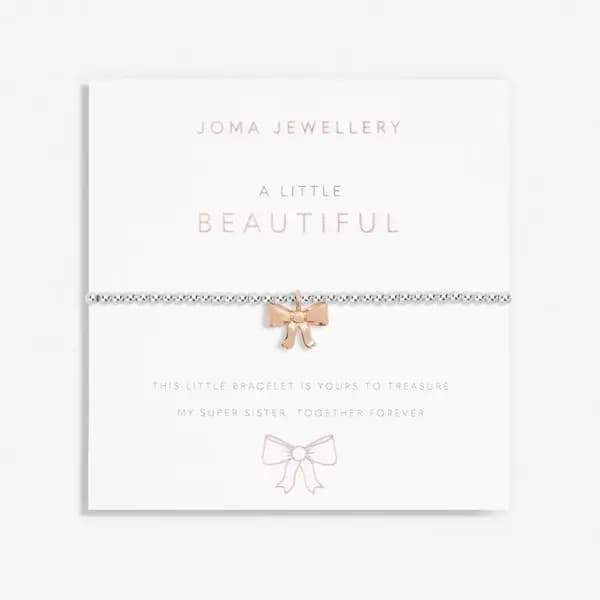 A Little Beautiful Silver Rose Gold Plated 15.5cm Bracelet C722