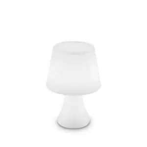 Live LED 1 Light Outdoor Table Lamp White IP65