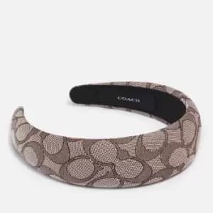 Coach Signature Headband - Oak