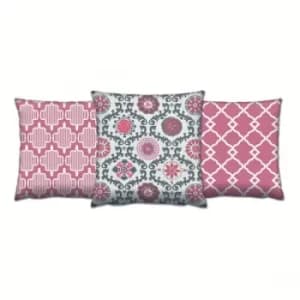 AC-4305-4623-4317 Multicolor Cushion Set (3 Pieces)