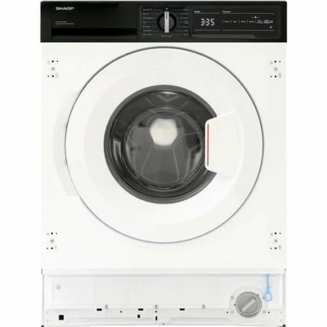 Sharp ES-NIH814BWA-EN 8kg 1400RPM Integrated Washing Machine