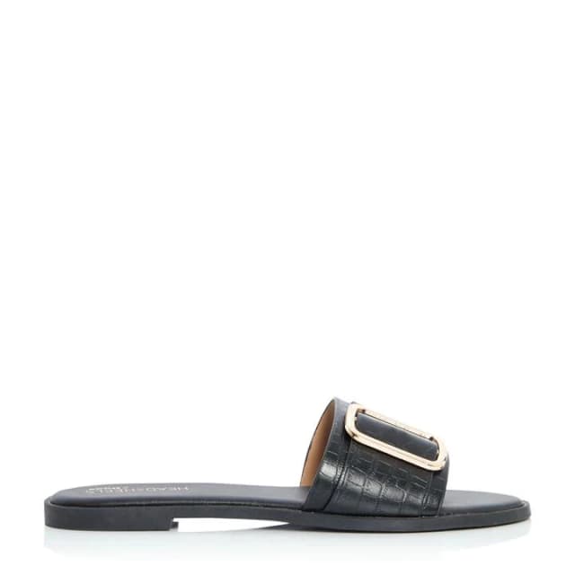 Head Over Heels by Dune Black 'Lovie' Ankle Strap Sandals - 3