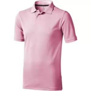 Elevate Mens Calgary Short Sleeve Polo (L) (Light Pink)