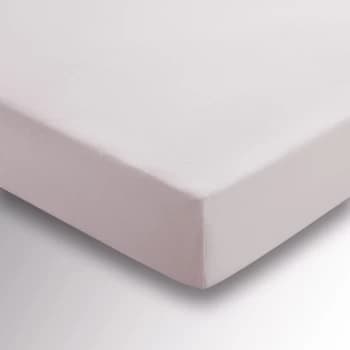 Fable Light Pink Brushed Cotton 'Aviary' Fitted Sheet - double