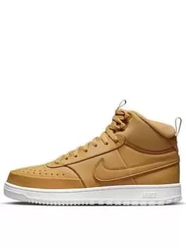 Nike Court Vision Mid, Tan, Size 7, Men