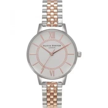 Wonderland Rose Gold & Rose Gold And Silver Bracelet Watch