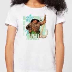 Moana Maui Womens T-Shirt - White - 3XL