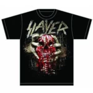 Slayer Skull Clench Mens T Shirt: XXL