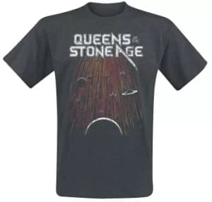 Queens Of The Stone Age Meteor Shower T-Shirt mottled grey