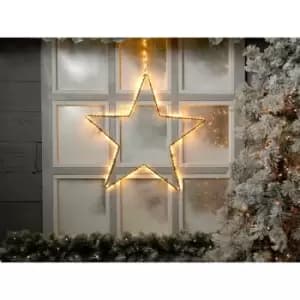Festive - Twinkling Dewdrop Star - 58cm