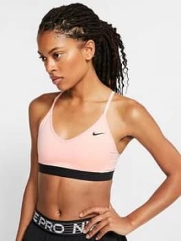 Nike Light Support Indy Sports Bra - Coral