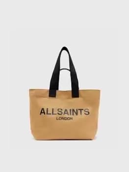 Allsaints Ali Canvas Tote Bag - Palisade Tan/Black