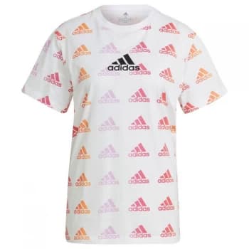 adidas Fav AOP Tee - White/Black