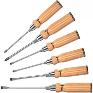 Wera 05137810001 930/955/6 6 Piece Slotted and Pozidriv Screwdrive...