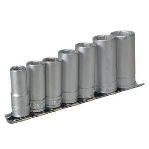 Teng M3807 Socket Clip Rail Set of 7 Metric 3/8in Drive