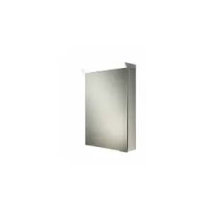 Spectrum Illuminated Bathroom Cabinet - 500mm Wide - Aluminium - 44700 - Aluminium - HIB