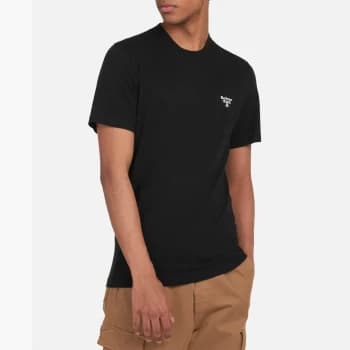 Barbour Beacon Mens Small Logo T-Shirt - Black - L