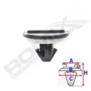 ROMIX Clip C70319 TOYOTA,LEXUS,RAV 4 III (ACA3_, ACE_, ALA3_, GSA3_, ZSA3_),Yaris Schragheck (_P13_),AURIS (NZE18_, ZRE18_),RAV 4 IV (ZSA4_, ALA4_)