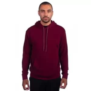 Next Level Unisex Adult Sueded Hoodie (S) (Maroon)