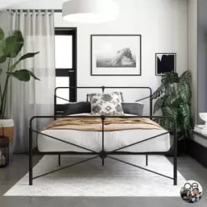 Leopold Metal Bed Black