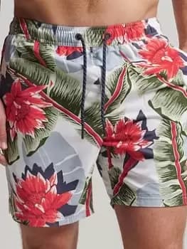 Superdry Vintage Hawaiian Swim Shorts - Multi Size M Men
