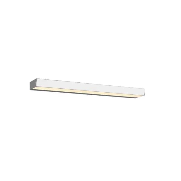 Rocco Modern 60cm Bathroom Wall Lamp Chrome 3000K IP44