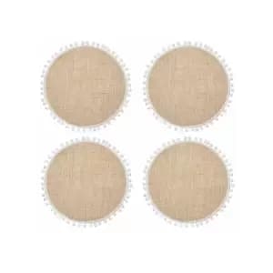 Natural Elements Hessian Placemats 38cm