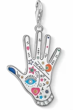 Ladies Thomas Sabo Sterling Silver Charm Club Hand Charm Y0051-845-7