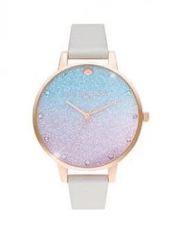 Olivia Burton Glitter Dial, Sparkle Marker Pearl, Shimmer Pearl & Rg
