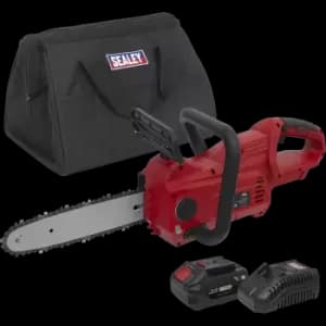 Sealey CP20VCHS 20v Cordless Chainsaw 250mm 1 x 4ah Li-ion Charger Bag