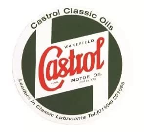 Outdoor Vinyl Sticker Green Castrol Classic Bodywork 5a€ STR598