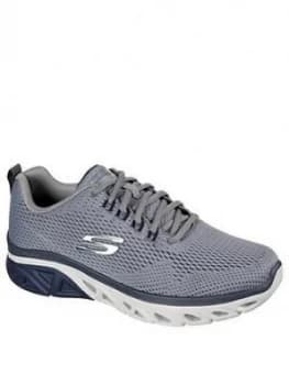 Skechers Wave Heat Glide Step Sport Trainer, Grey, Size 10, Men