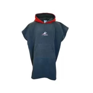 SwimTech Microfiber Poncho Junior Grey/Red Junior