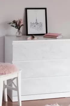 D-C-Fix Sticky Back Plastic Marble Romeo White - Size: 67.5cm x 2m