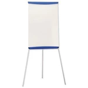 5 Star Office Flipchart Easel with W670xH990mm Board W700xD82xH1900mm Blue Trim