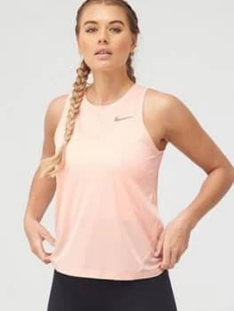Nike Running Miler Tank Top - Washed Coral , Washed Coral Size M Women