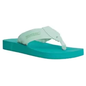 Regatta Lady Catarina Wedge Flip Flop - Blue