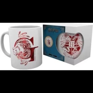 Harry Potter Gryffindor Monogram Mug