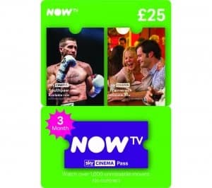 Now TV Sky Movies Pass 3 Month