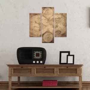 3MDF-008 Multicolor Decorative MDF Painting (3 Pieces)